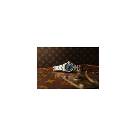 Rolex Oyster Perpetual Lady Date Blue Dial 69190