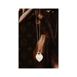 Collar Tiffany & Co Heart Tag Pendan 18k Yellow Gold ¨Return to tiffany¨