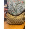 SHOULDER BAG 122790 GG CANVAS BROWN